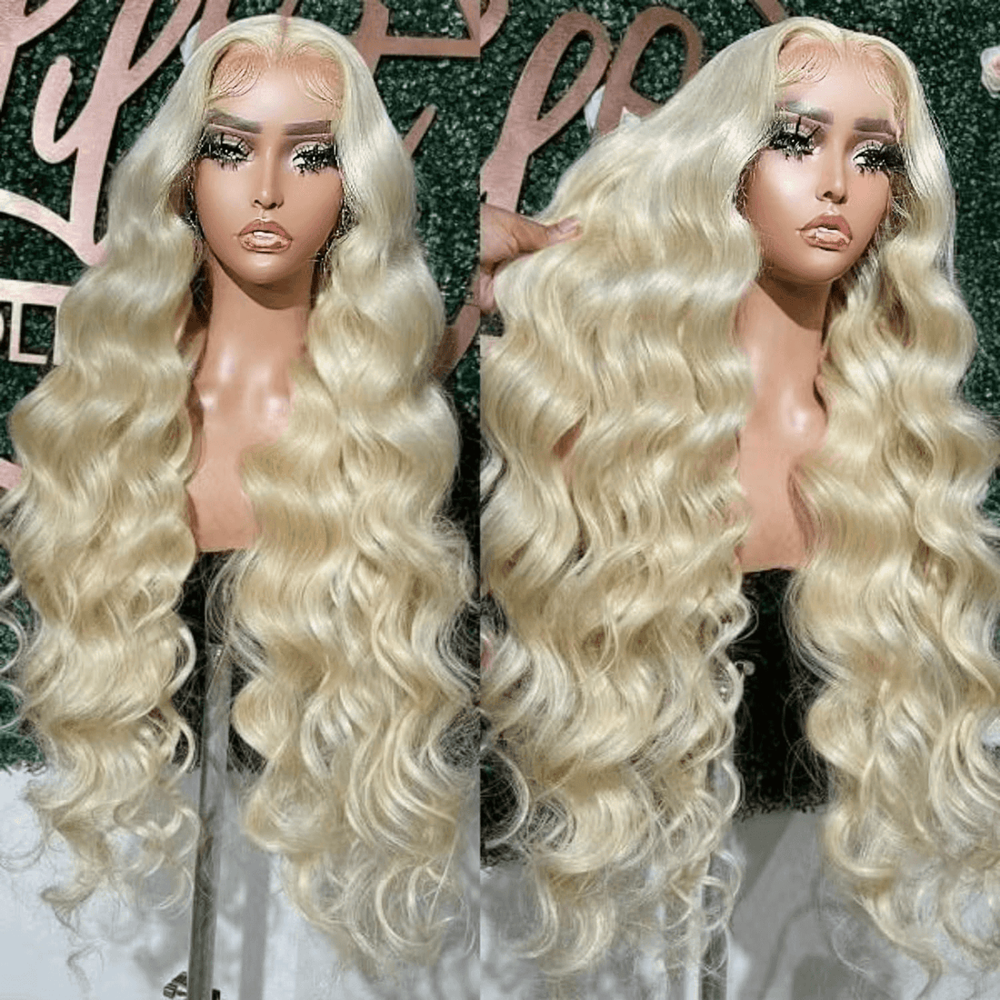 Wesface Wigs 613 Lace Front Wig Human Hair 13×4 Transparent Body Wave Blonde Lace Front Wigs Human Hair Pre Plucked with Baby Hair 613 Lace Frontal Wig Human Hair Wigs for Women