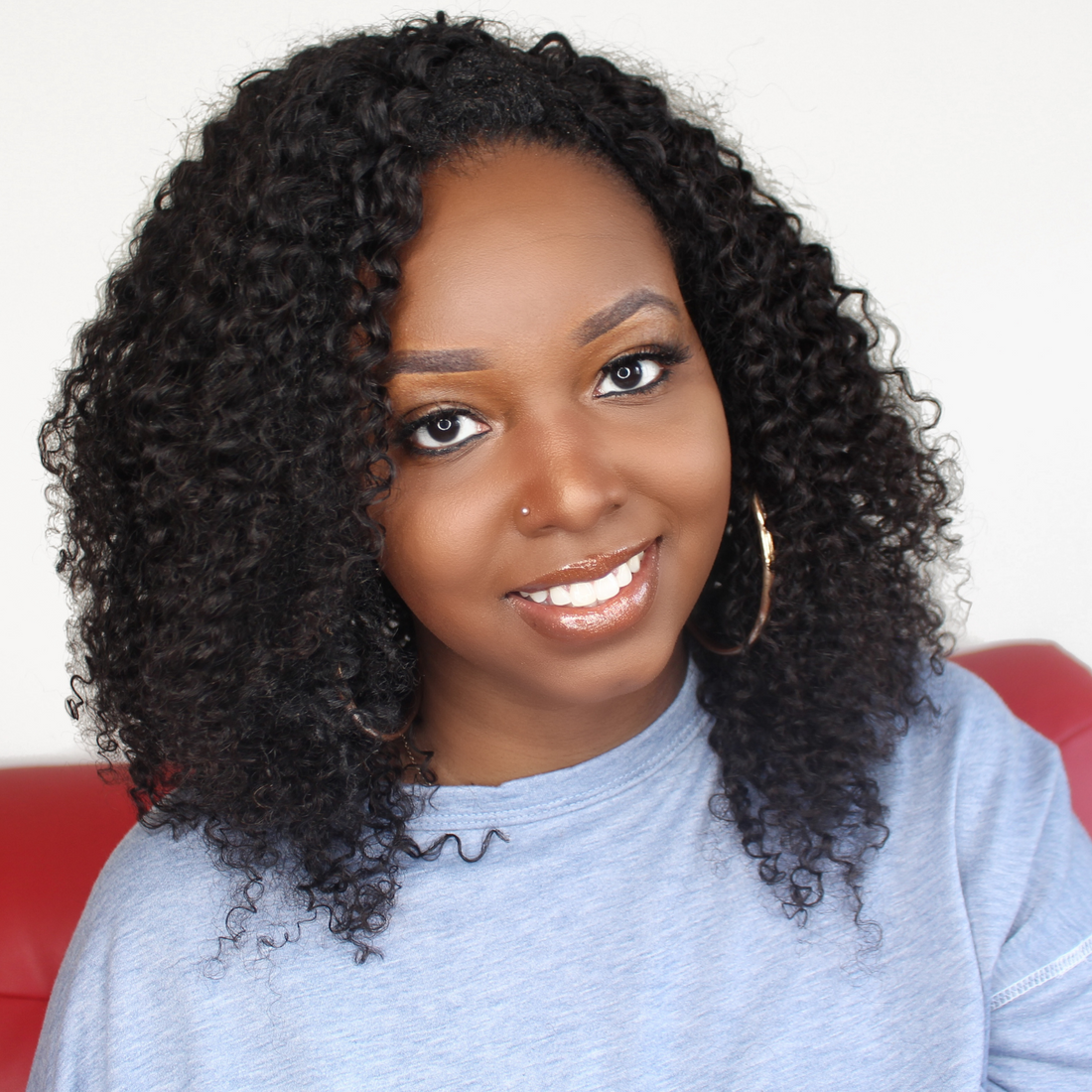 Wesface 1 Wig 3 Looks 100% Virgin Hair Afro Curly Human Hair Flip-Over Half Wig for Women 180% Density