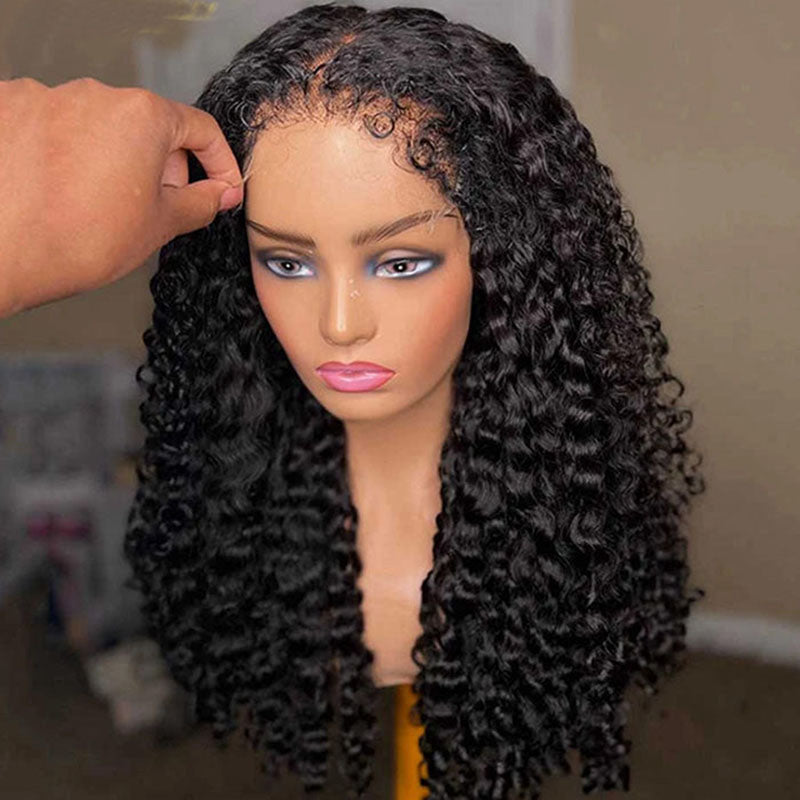 4C Curly Lace Wig 4x4 & 13x4 & 13x6 Lace Frontal Curly Human Hair Wig Wesface Wigs