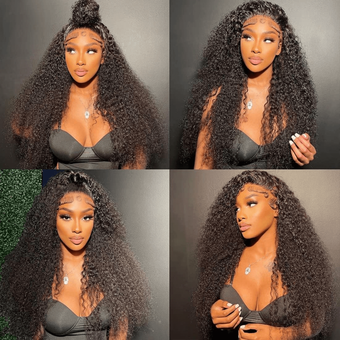 Wesface Water Wave Lace Front Wigs Human Hair Wigs for Women 13x4 Glueless Lace Frontal Wigs Human Hair Pre Plucked with Baby Hair Wet and Wavy Wigs Human Hair 180% Density Natural Color