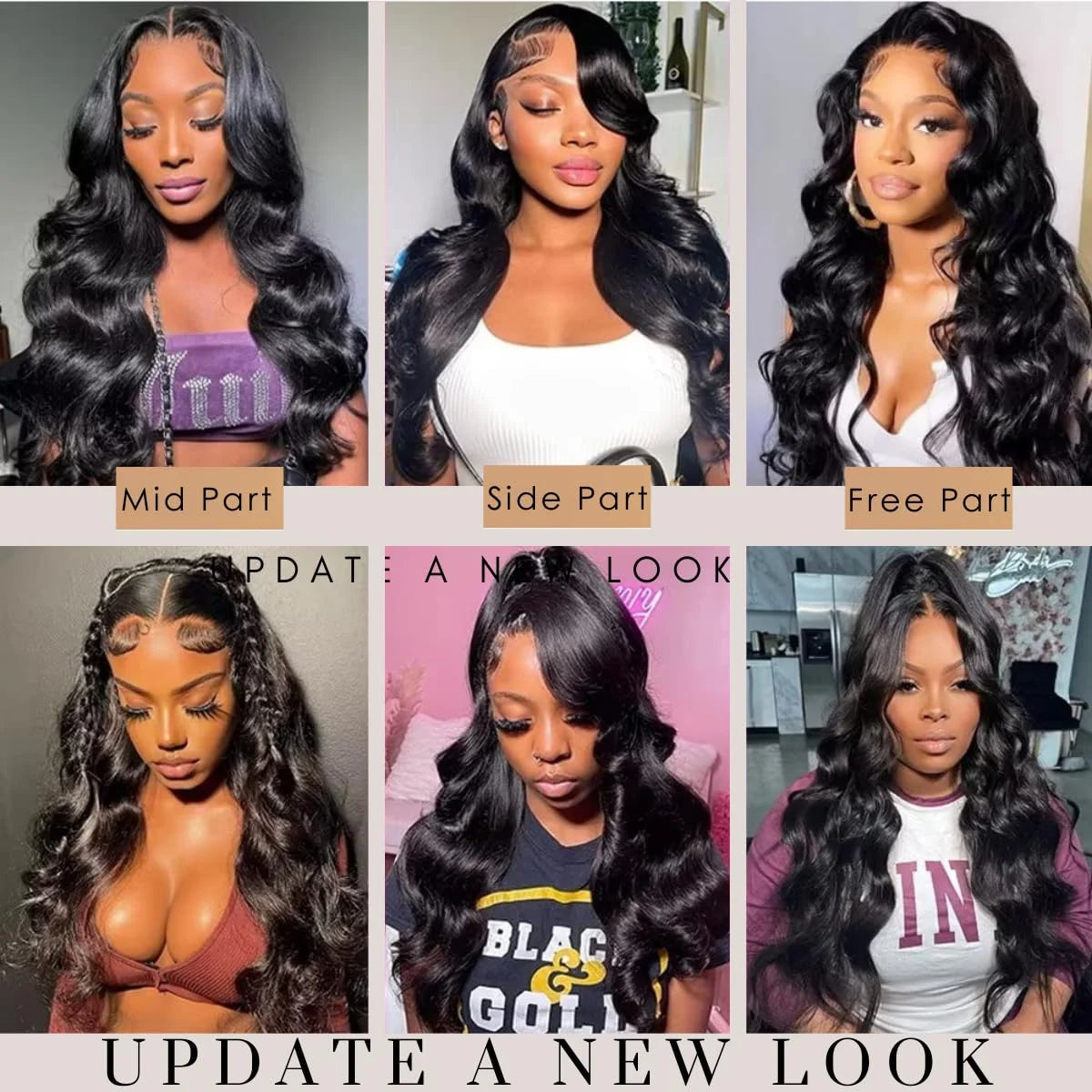 Wesface Body Wave 5x7 Glueless Wig 12A Brazilian Human Remy Hair Wear To Go Lace Closure Wigs 180 Density Pre Plucked Cut