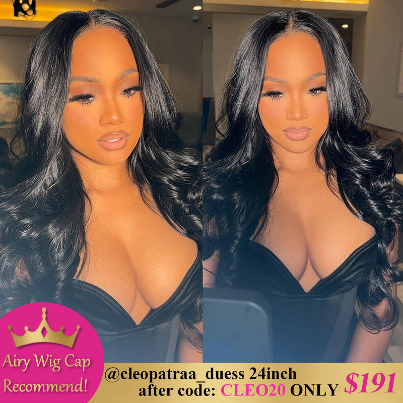 Cleopatraaduess Recommends!! Wesface Wear & Go 4x4/6x4.5 Pre-Cut Lace Loose Body/Straight Glueless Breathable Cap-Air 180% Density Wig