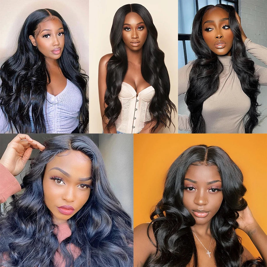 Wesface Body Wave 100% Human Hair Bundles 1 Pcs Bundle Natural Black Human Virgin Hair(复制)