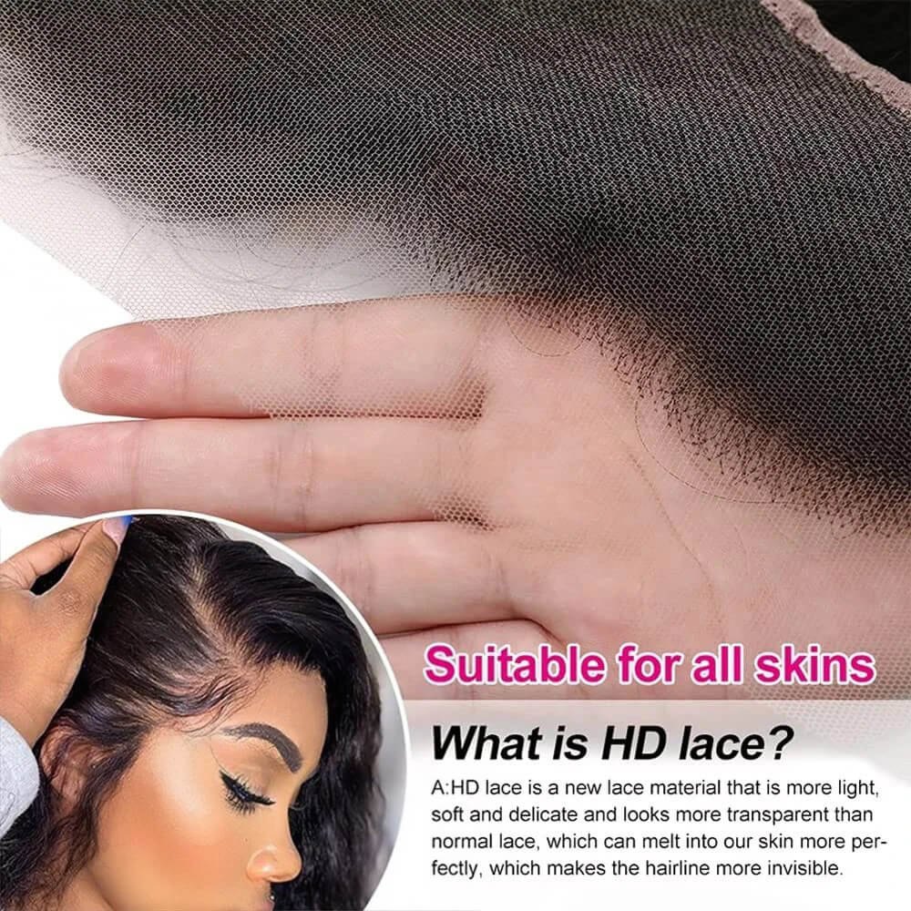 Wesface Body Wave Virgin Hair 3 Bundles With 13x4 Frontal Free Part