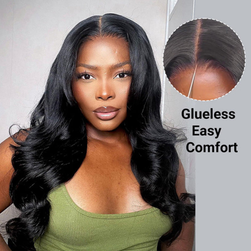Wesface Ready to Wear Go Glueless Wig Straight 5x5 HD Lace Frontal Wig Human Hair Bob Wig 6x4 Transparent HD Lace Front Closure Wig