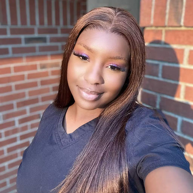 Pre-cut Lace Wig Straight Hair