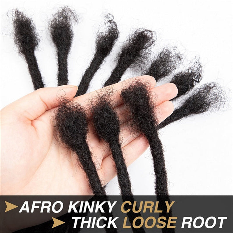 Wesface Handmade Hair Dreadlocks Extensions Virgin Braid Pack Human Hair