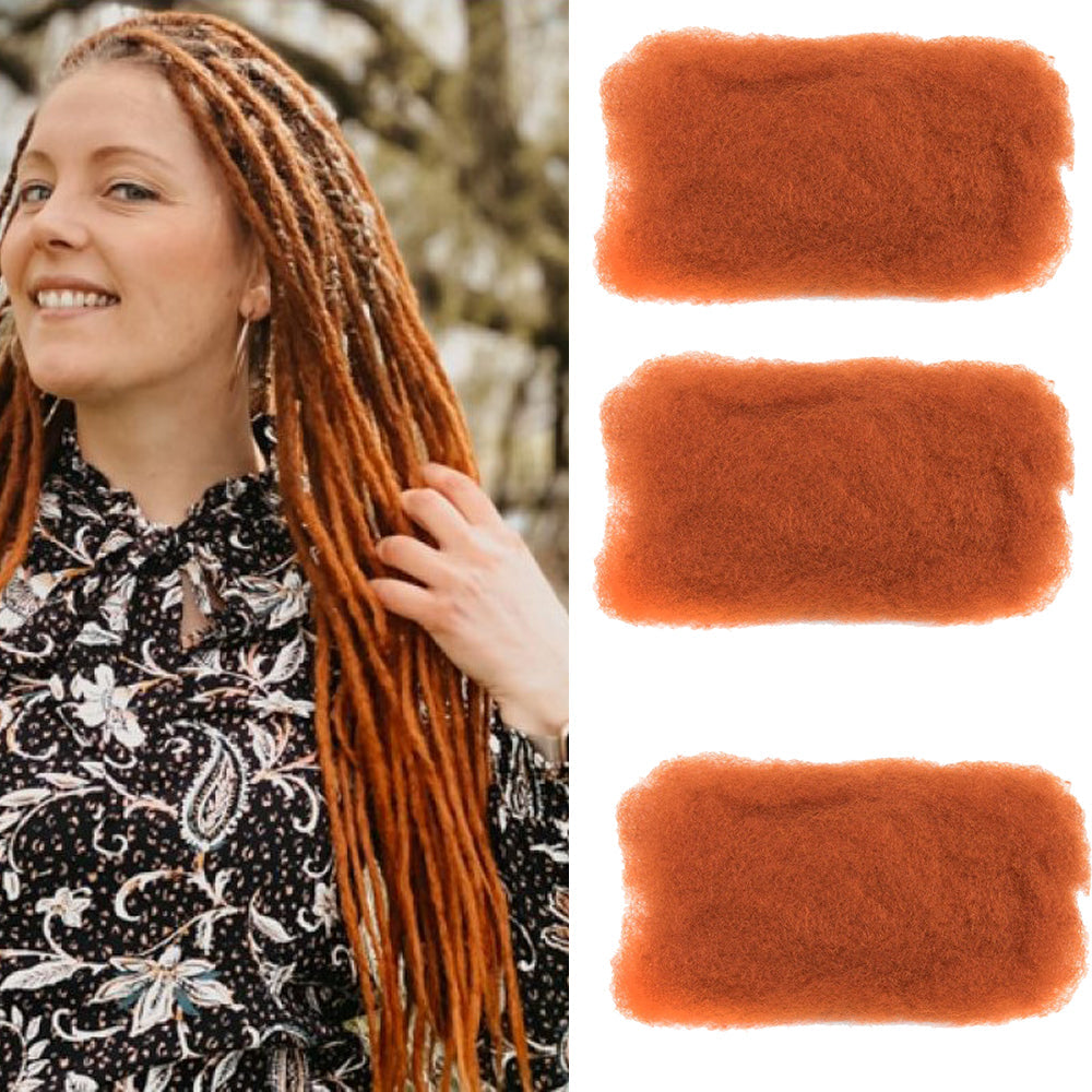 Wesface Kinky Bulk Human Hair 3 Packs 150g Bigger Afro Kinky Bulk For Braiding DreadLock