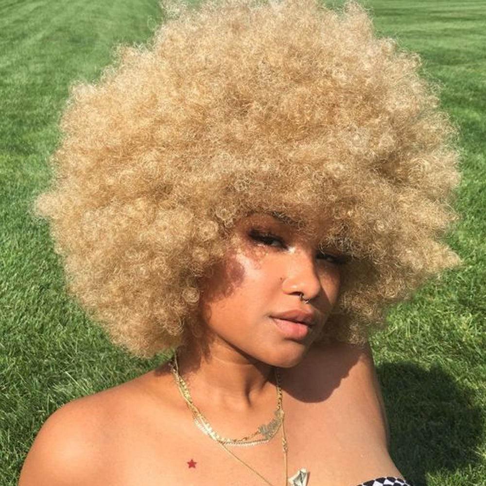 Wesface Kinky Bulk Human Hair 3 Packs 150g Bigger Afro Kinky Bulk For Braiding DreadLock