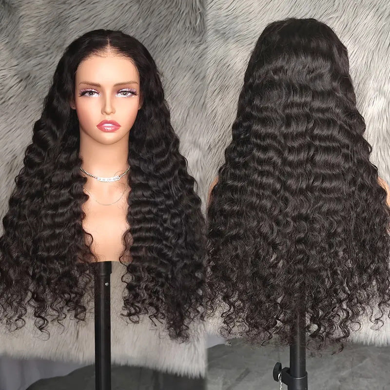 Pre Cut HD Lace Wear Go Glueless Loose Deep Wave Wig - Wesface Wigs