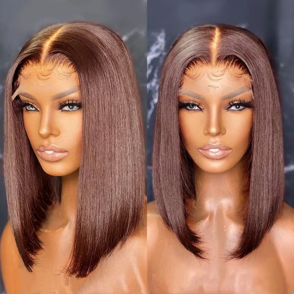 Pay 1 Get 2 Straight Hair Natural Black 13x4 Lace Wig+