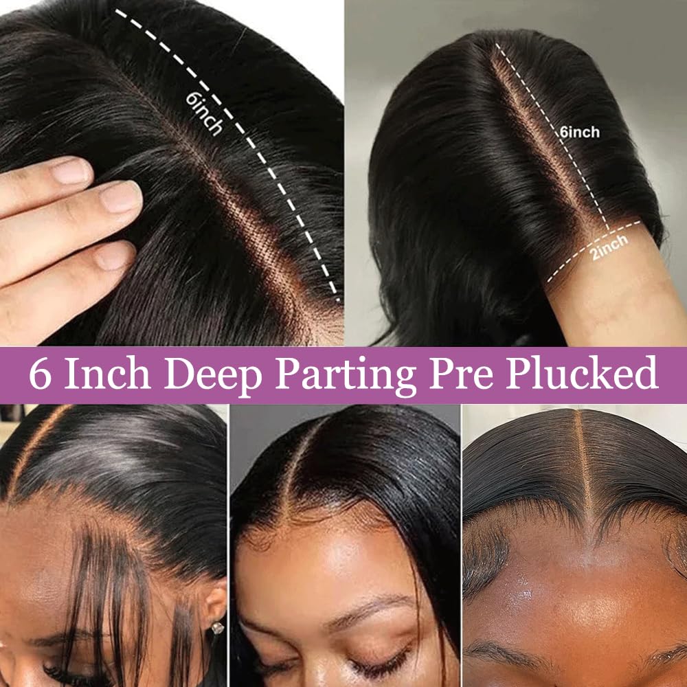 Wesface Straight 2X6 HD Lace Closure Wig Wear & Go Glueless Wig