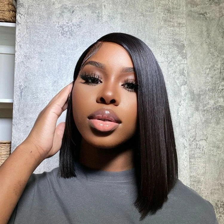 Wesface Straight 13x6 Lace Bob Wig Human Hair Wig