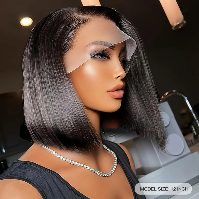 Wesface Straight 13x6 Lace Bob Wig Human Hair Wig
