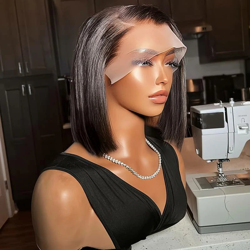 Wesface Straight 13x6 Lace Bob Wig Human Hair Wig