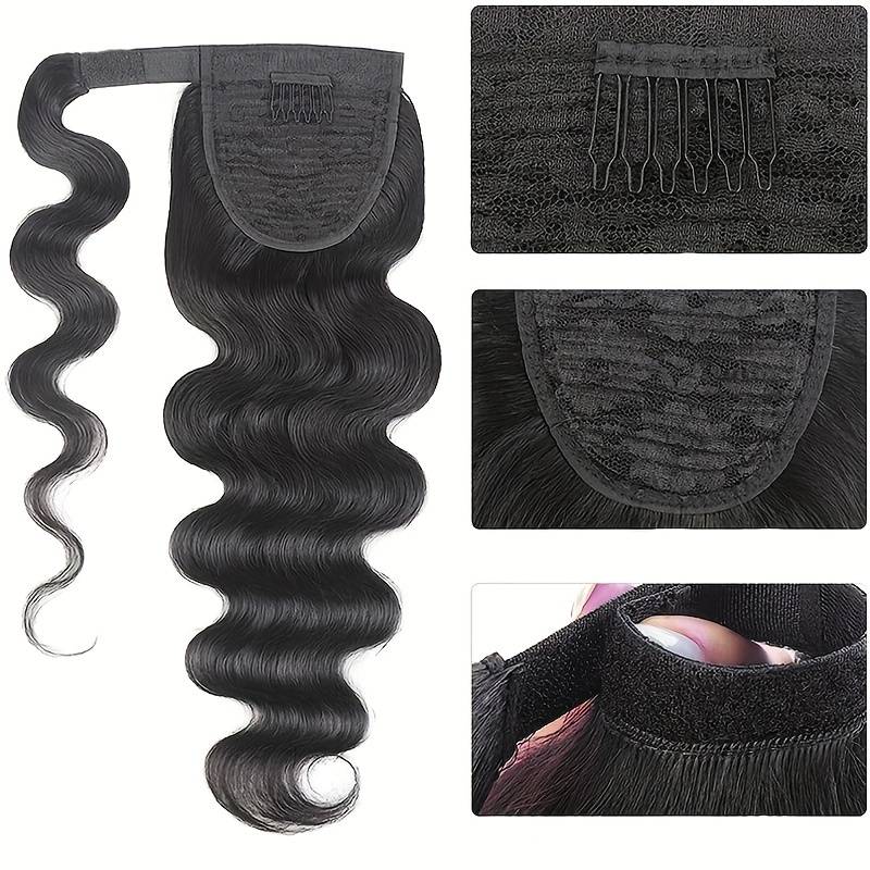 Flash Sale 14-30 inch Long Straight Drawstring Fluffy Ponytail Wesface Wigs