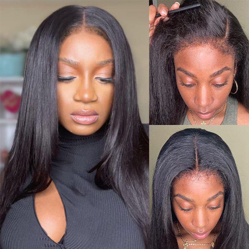 4c Edges HD Lace Straight Wig - Wesface Hair