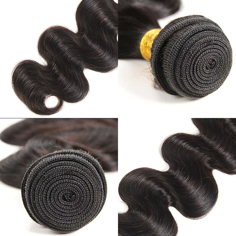 Wesface Body Wave 1 Bundle Natural Color Virgin Human Hair