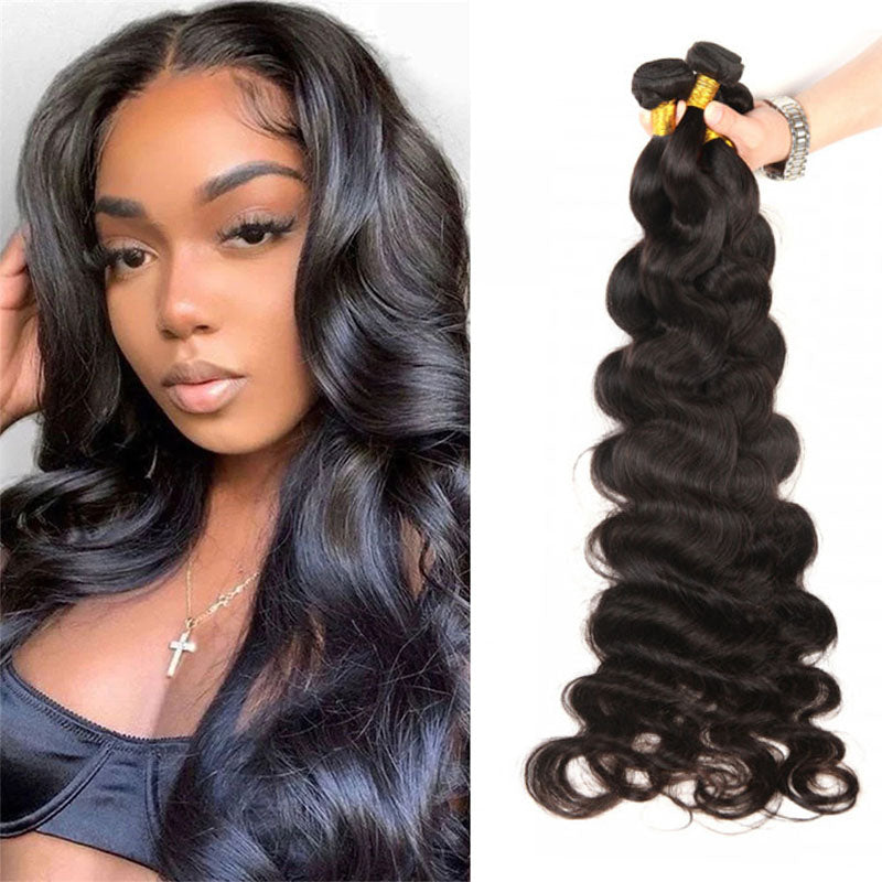 Wesface Brazilian Body Wave Virgin Hair 14-30 Inch 3 Bundles