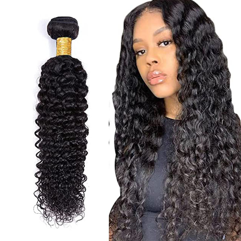 Wesface Curly 1 Bundle Human Virgin Hair Natural Color
