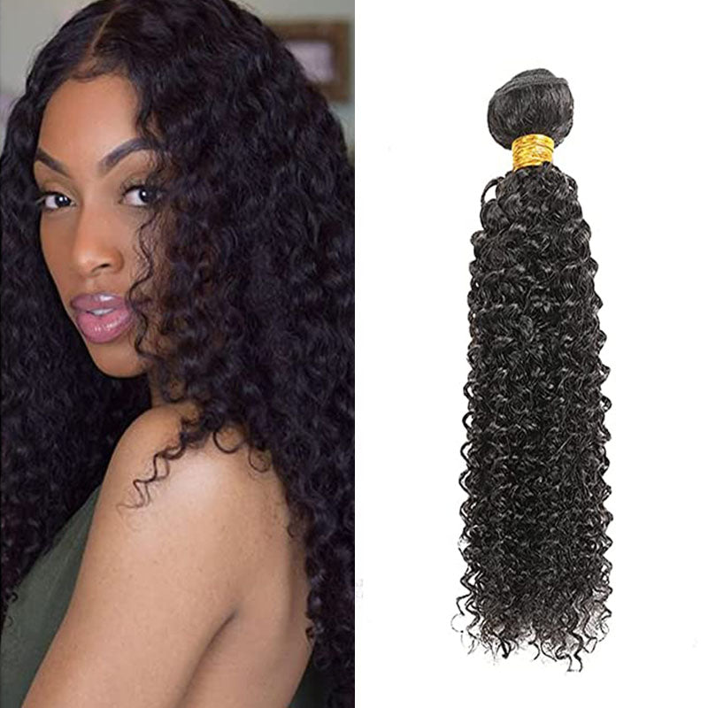 Wesface Curly 1 Bundle Human Virgin Hair Natural Color
