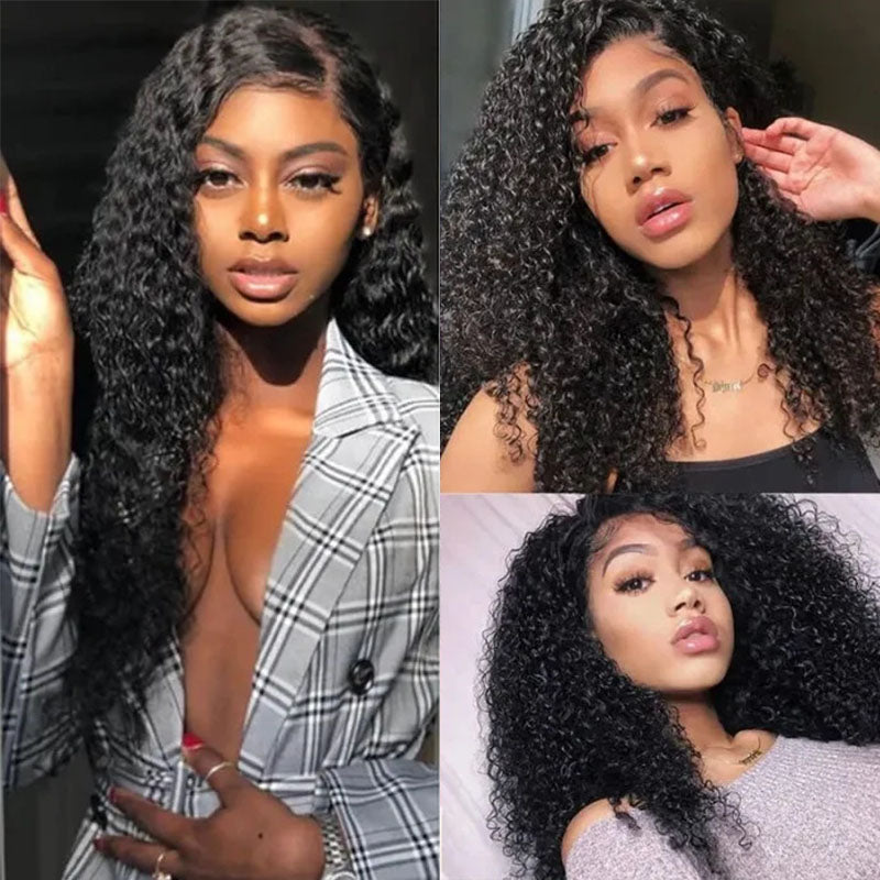 Real Swiss 13x4 HD Lace Front Curly Wig - Wesface Wigs