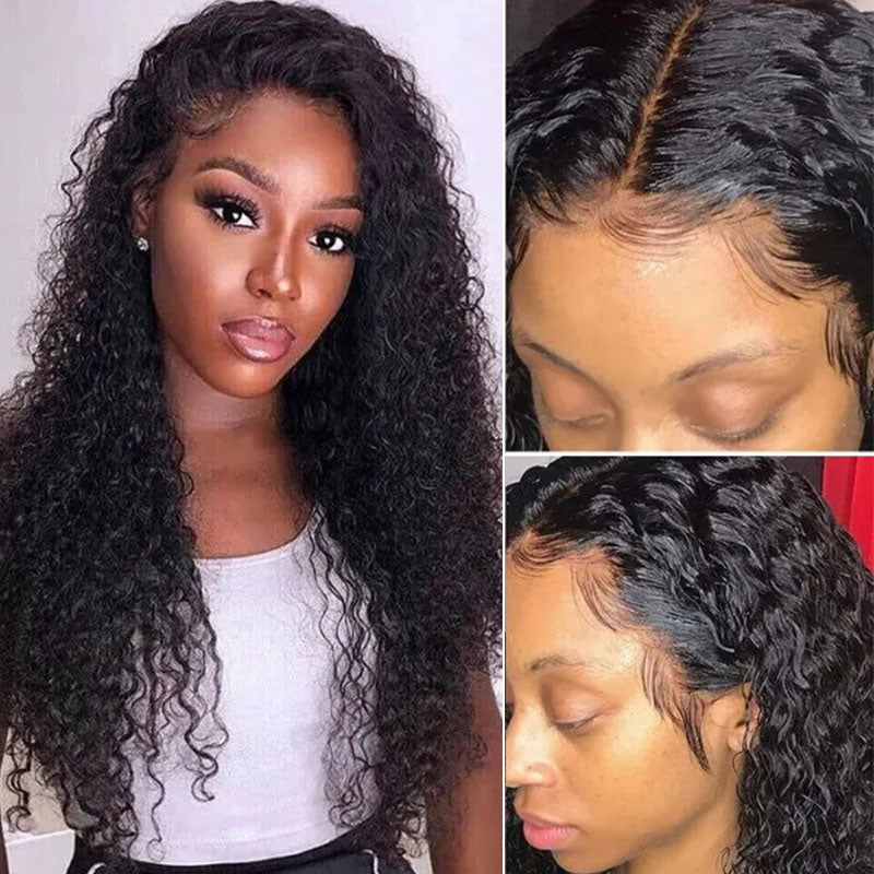 Real Swiss 13x4 HD Lace Front Curly Wig - Wesface Wigs
