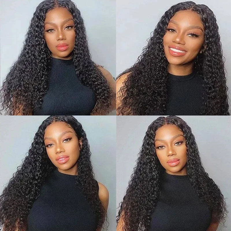 Wesface Deep Wave 1 Pcs Lace Closure Natural Black Human Hair
