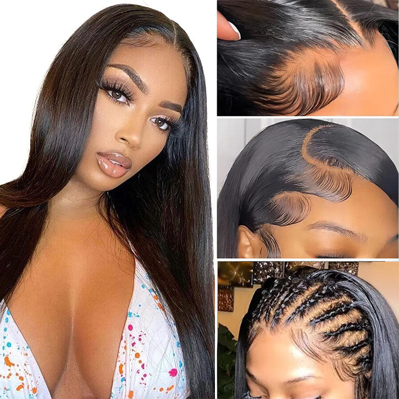 Wesface Straight 1 Pcs Bundle Natural Black Unprocessed Virgin Human Hair