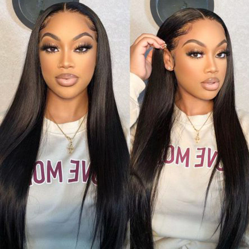 Wesface Straight 4 Pcs Bundles Natural Color Human Hair