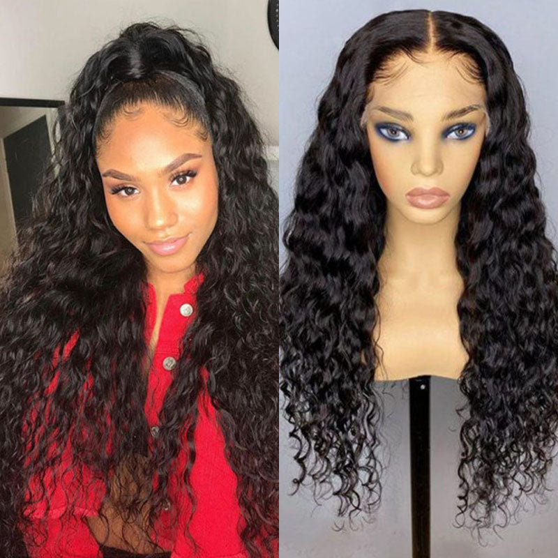 Real Swiss 13x6 HD Lace Front Water Wave Wig - Wesface Wigs