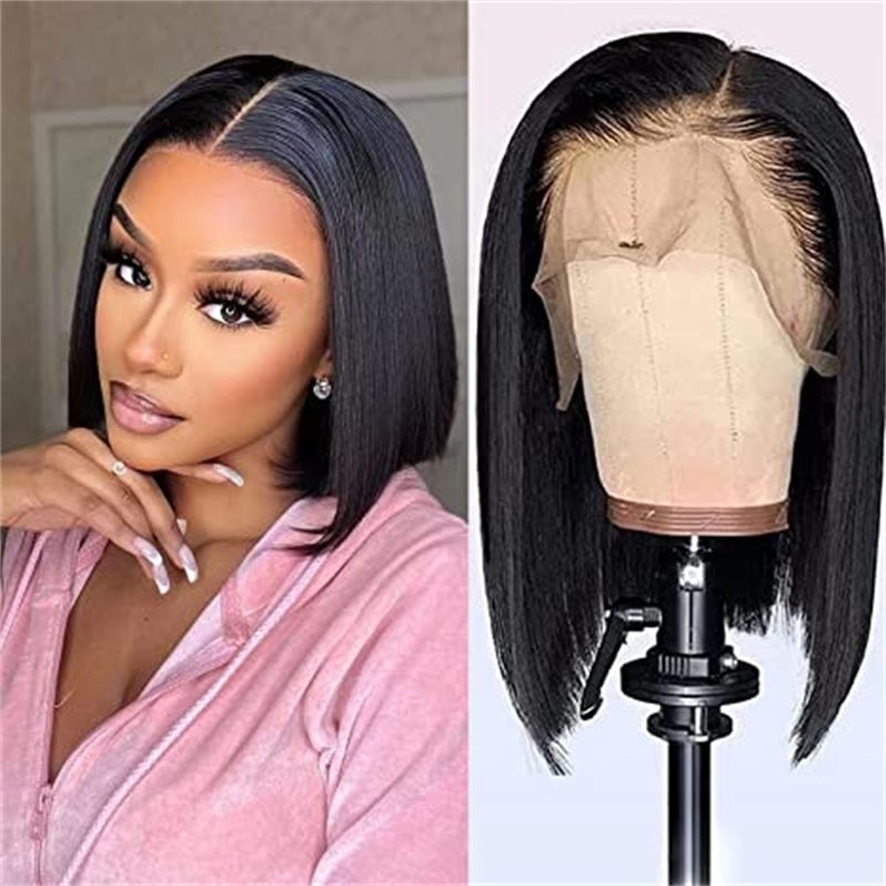 Flash Sale Wesface Straight 13x4 Lace Front Bob Wig Human Hair Wig