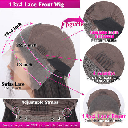 13x4 Lace Front Wigs Cap
