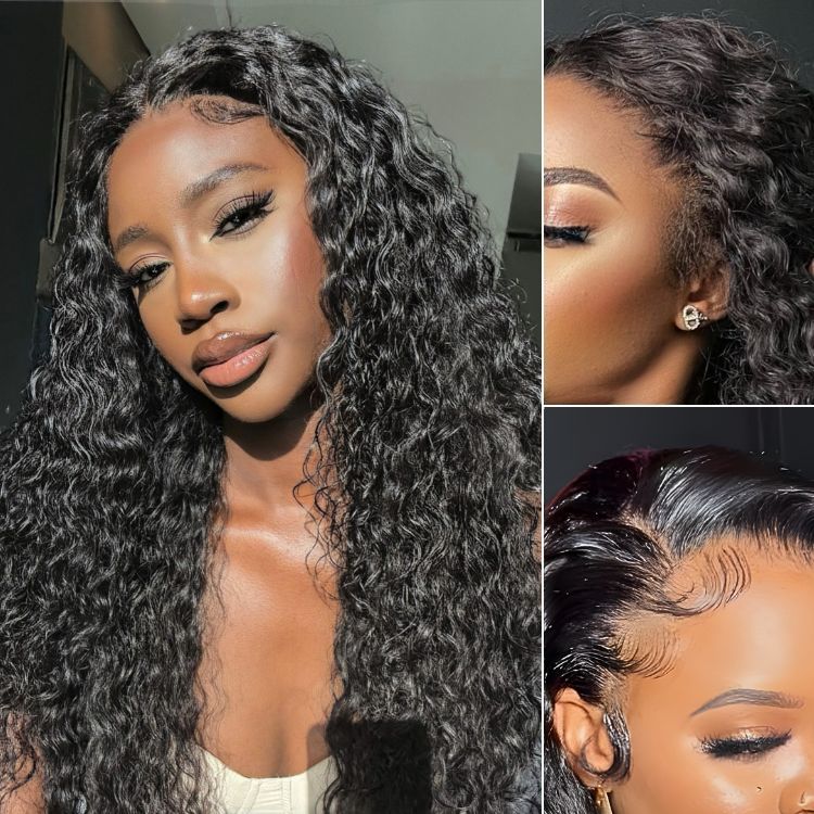 Wesface Curly Wig 5x5 HD Pré-cortado Pronto para usar Perucas de cabelo humano sem cola para mulheres