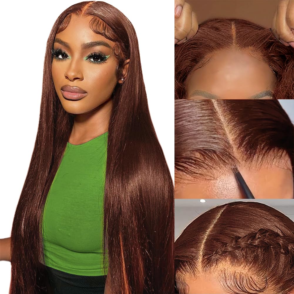 Pre-cut Lace Wig Straight Hair 