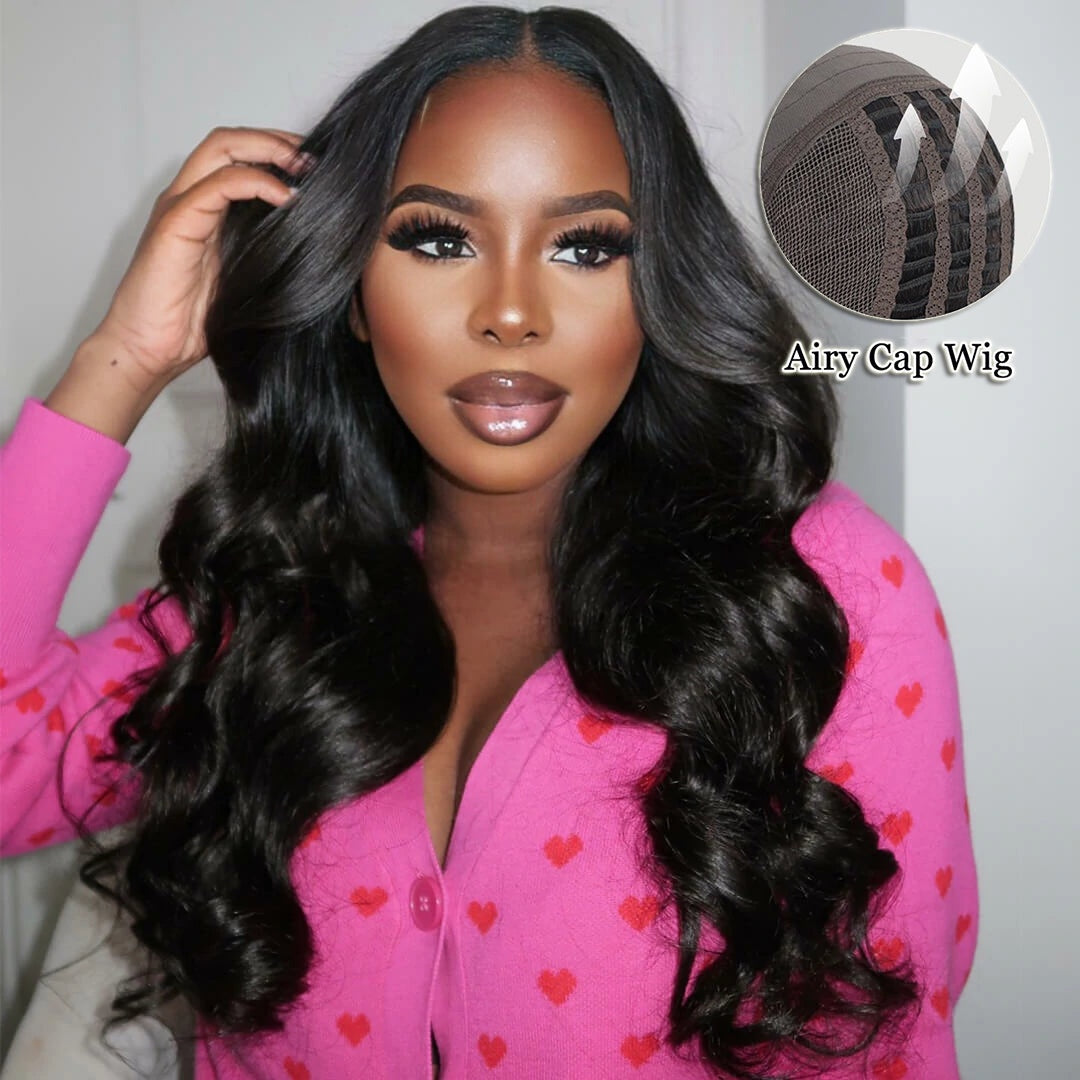 Cleopatraaduess Recommends!! Wesface Wear &amp; Go 4x4/6x4.5 Pre-Cut Lace Loose Body/Straight Glueless Breathable Cap-Air 180% Density Wig