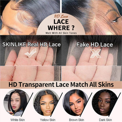 Real Swiss 6x6 HD Lace Closure Straight Wig - Wesface Wigs