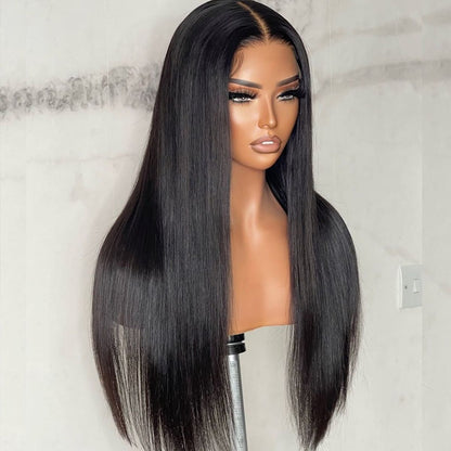 Wesface Straight 6x6 HD Lace Closure Wig Natural Color Human Hair Wig