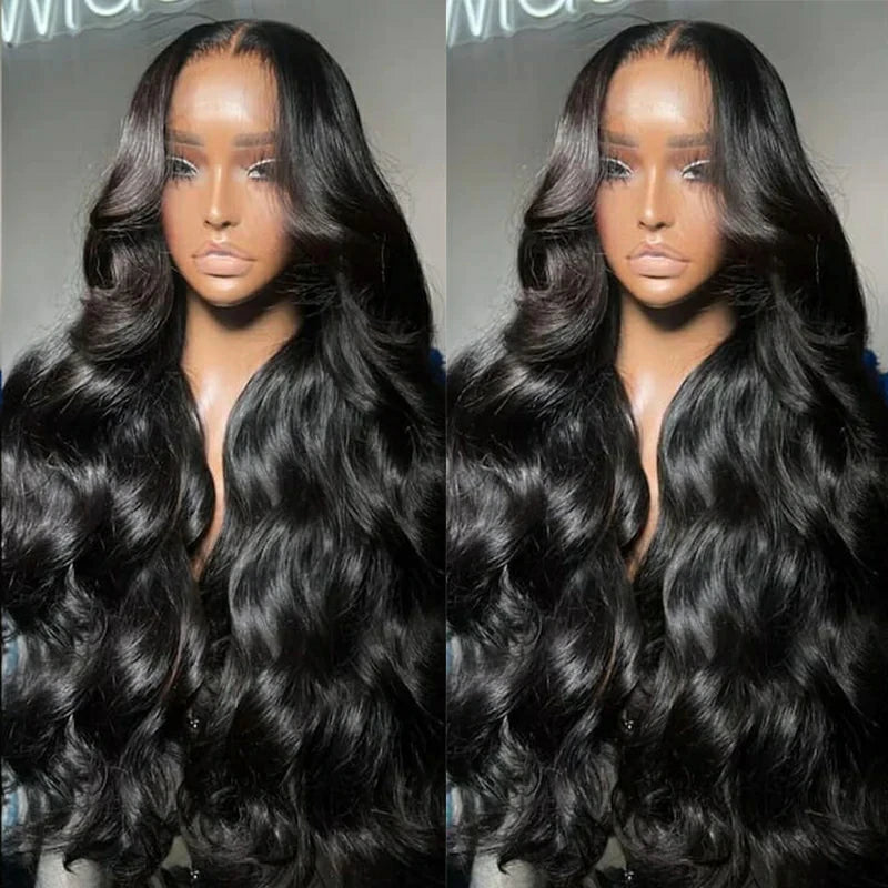 Wesface Body Wave 13x6 HD Lace Front Wig Natural Black Human Hair Wig