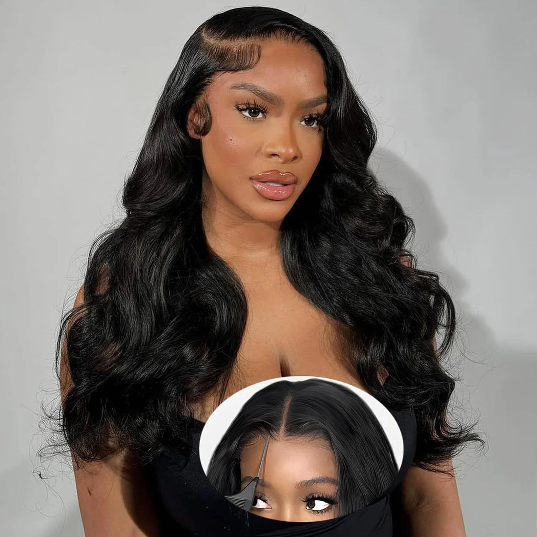 Wesface Body Wave 9x6 Hd Glueless Pronto para usar e usar Perucas de cabelo humano Pré-cortado Peruca de renda com ondas corporais Cabelo humano para mulheres negras