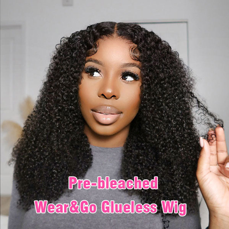 Pre Cut 5x5 &amp; 4x6 HD Lace Wear Go Glueless Curly Wig - Wesface Wigs