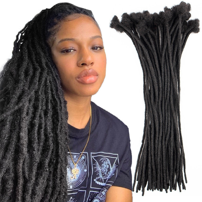 Wesface Handmade Hair Dreadlocks Extensions Virgin Braid Pack Human Hair