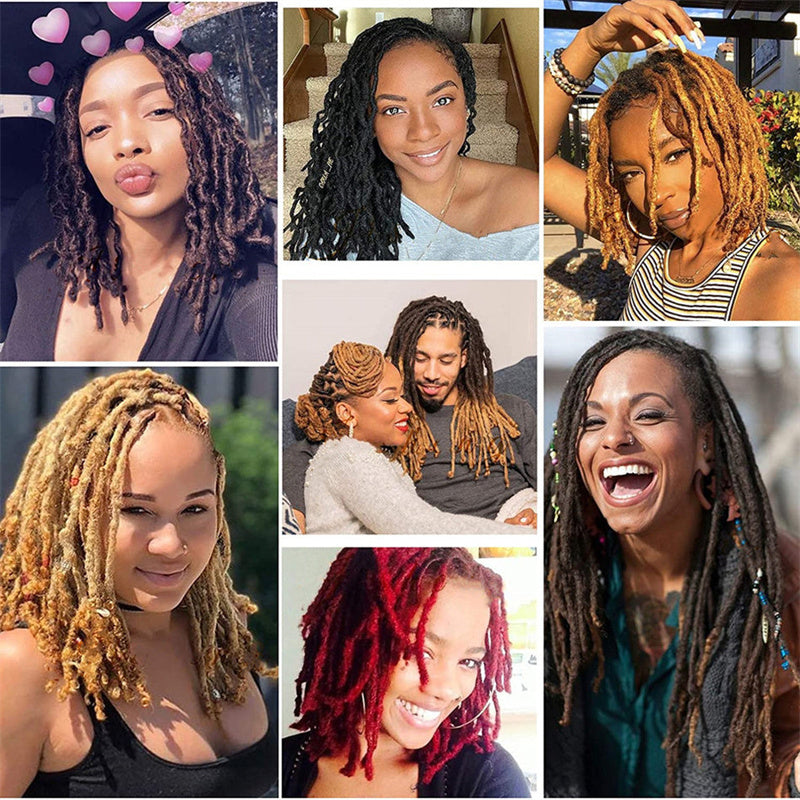 Wesface Handmade Hair Dreadlocks Extensions Virgin Braid Pack Human Hair