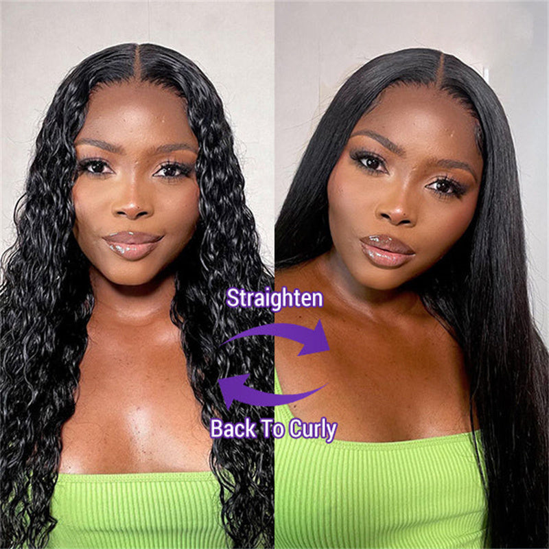 New Arrivals Wet And Wavy 5x5 Closure HD Lace Mid Part - Wesface Wigs