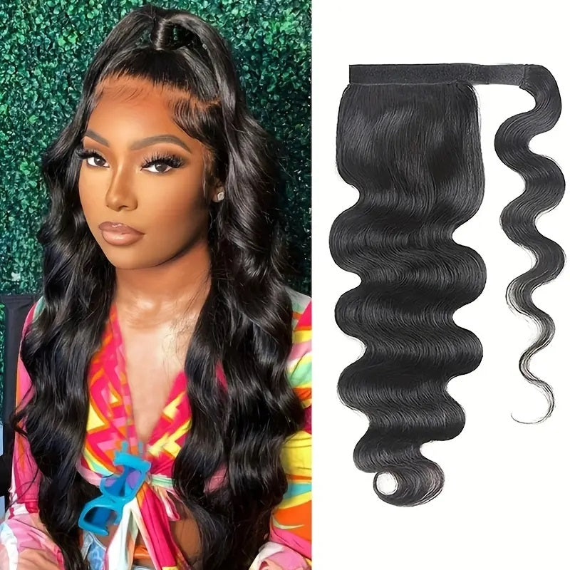 Flash Sale 14-30 inch Long Straight Drawstring Fluffy Ponytail Wesface Wigs