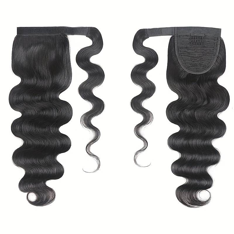 Flash Sale 14-30 inch Long Straight Drawstring Fluffy Ponytail Wesface Wigs