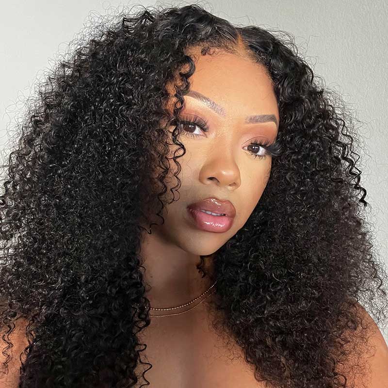 4c Edges HD Lace Kinky Curly Wig - Wesface Hair