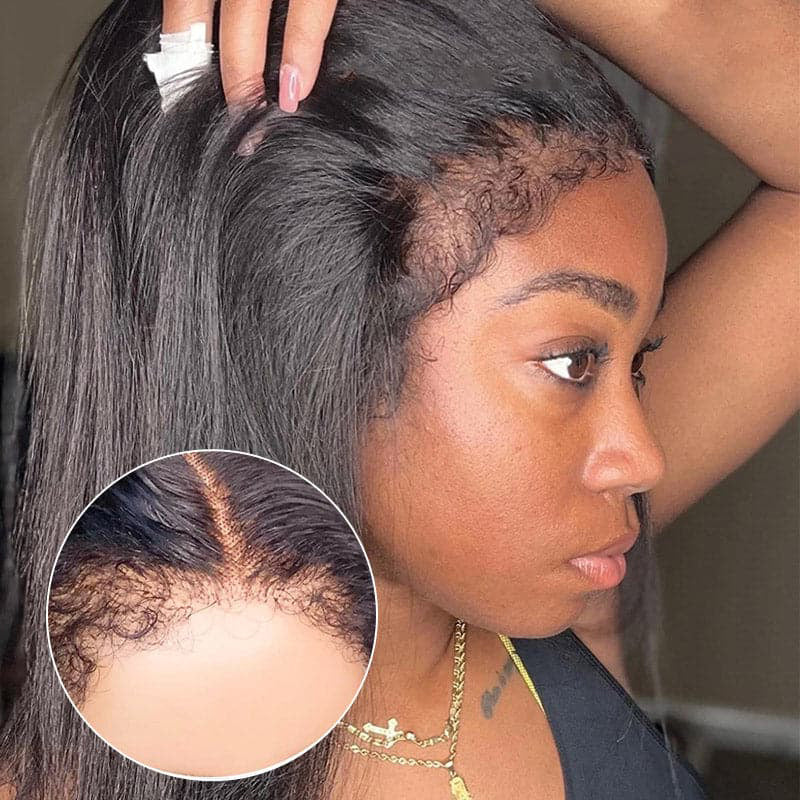 4c Edges HD Lace Straight Wig - Wesface Hair