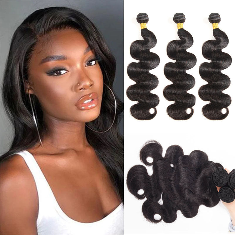 Wesface Body Wave 1 Bundle Natural Color Virgin Human Hair