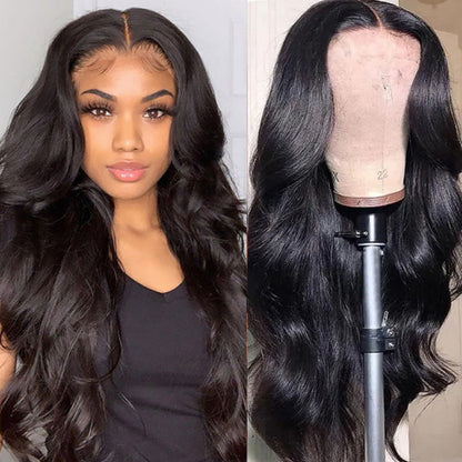 Real Swiss 5x5 HD Lace Closure Body Wave Wig - Wesface Wigs